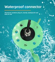 Sensor Integrado de Velocidad y Dirección del Viento de Aluminio con Salida RS485, Estación Meteorológica Pequeña, Detector Industrial