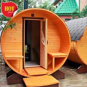 Quente na Polônia Sauna Exterior Seco Tradicional Boa Vista Recipiente Sauna Panorâmica Infravermelho Sauna Cápsula - Product Image 2