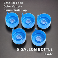 Tapa de botella de plástico de 5 galones
