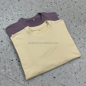   เสื้อยืดคุณภาพสูงสำหรับทุกเพศ ผลิตแบบตัดเย็บตามสั่ง เสื้อยืดโอเวอร์ไซส์ทรงบ็อกซี่ เสื้อยืดผ้าฝ้ายเปล่าแบบครอป - Product Image 4
