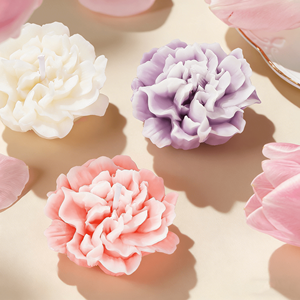 Mother'<strong>s</strong> Day Carnation Candles Paraffin Wax 1 to 2 Hours Burn 5 Colors for Gift Home Decor - Product Image 2