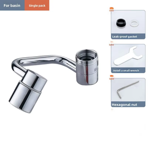 <span class=keywords><strong>Bras</strong></span> mécanique universel rotatif aérateur bec anti-éclaboussures cuisine et salle de bain robinet Extender pommeau de <span class=keywords><strong>douche</strong></span> accessoire - Product Image 6