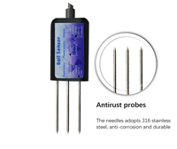 Capteur NPK de sol en ligne, moniteur d'azote, de phosphore et de potassium avec RS485 Modbus LORA LORAWAN GPRS 4G Wifi MQTT pour l'agriculture intelligente