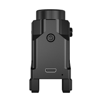 Lampe laser compacte étanche et antichoc en alliage d'aluminium haute résistance 600 lumens, type chasse, rechargeable par Type-C, avec viseur laser rouge