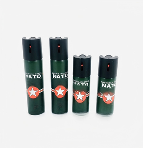 สเปรย์ป้องกันตัวแบบพวงกุญแจ รูปทรงลิปสติก ขวดน้ำหอม ดีไซน์ NATO ขนาด 20 มล. 40 มล. 60 มล. สำหรับผู้หญิง เพื่อความปลอดภัยส่วนบุคคล - Product Image 1