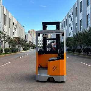 Carretilla elevadora de almacenamiento vertical eléctrica compacta alimentada por baterí<span class=keywords><strong>a</strong></span> de operación sentada - Product Image 6