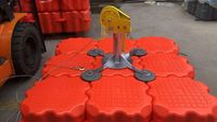 Flotteur de quai de bateau en HDPE de haute qualité avec prix d'usine, pièce de piston incluse, fournitures marines