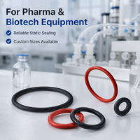 Joint torique en silicone de qualité médicale certifié ISO13485 pour l'étanchéité des dispositifs médicaux, pharmaceutiques et équipements biotechnologiques