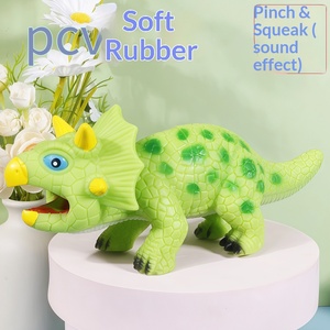 Jouets Squishy Dinosaures Simulés en PVC (<span class=keywords><strong>Tyrannosaure</strong></span> Rex, Tricératops) Sonores <span class=keywords><strong>et</strong></span> Éducatifs – Vente en Gros – Nouveauté Très Demandée - Product Image 4