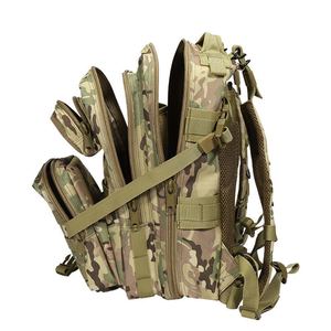 Factory Direct Sales New Fashion Camo Tactical <b>Backpack</b> 600D Polyester 3P Encryption Sport Molle Carrying Zipper <b>Waterproof</b> - Product Image 3