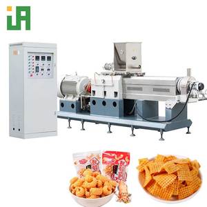 Hình dạng khác nhau đôi vít căng phồng Ngô <span class=keywords><strong>Snack</strong></span> làm máy đùn đầy đủ tự động căng phồng Ngô <span class=keywords><strong>Snack</strong></span> thực phẩm dây chuyền sản xuất - Product Image 1