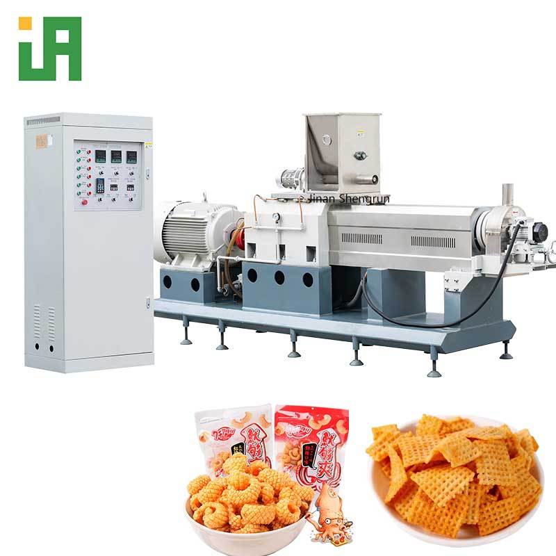 Puffed Corn Snacks Food Making Twin