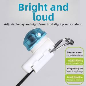 HOWELL Longa Distância Fundição Mar Rod LED Ponta <span class=keywords><strong>Sensor</strong></span> Luz Mudando a cor do Alarme Buzzing Mordida De Plástico Detectando Ferramentas De Pesca - Product Image 2
