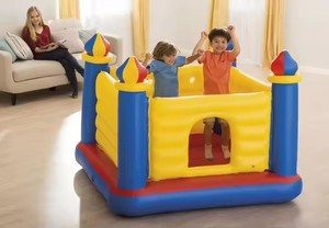 Fortin gonflable Naughty <span class=keywords><strong>Fort</strong></span> pour jeux de saut, utilisation extérieure, matériau PVC, capacité 150 kg, 5 enfants, design portable - Product Image 2