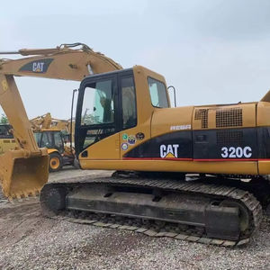 Excavadora de orugas CAT 320C usada de excelente rendimiento El mejor precio para excavadora usada CAT 20Ton a la venta - Product Image 1