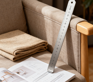 Righello in Metallo di Qualità Garantita 20cm 15cm Flessibile per Architetti e <span class=keywords><strong>Disegnatori</strong></span> - Product Image 3