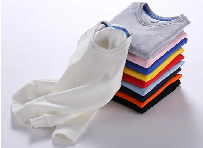 OEM bayi anak-anak Pullover Hoodie desain cetak bayi pakaian balita bayi Sweatshirt MOQ rendah disesuaikan pola LOGO dukungan