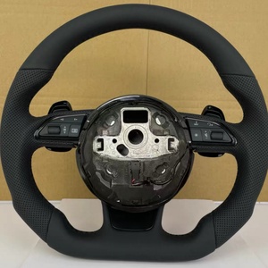 <span class=keywords><strong>Volant</strong></span> de voiture pour <span class=keywords><strong>Audi</strong></span> B8 <span class=keywords><strong>A3</strong></span> 8Y 8P 8V B9 TTS A4 B8 B8.5 A5 A6 C7 C8 4F A7 A8 Q3 Q5 S3 S5 <span class=keywords><strong>Volant</strong></span> sport en cuir - Product Image 1