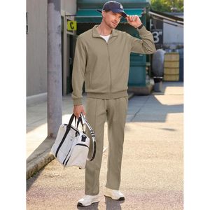 Men's Sweatsuit Tracksuit 2 Piece Set Full Zip Casual <b>Jogging</b> <b>Suits</b> With Jogger Jackets And Pants Warm Up Outfits Breathable - Product Image 3