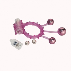 แหวนรององคชาต Aphrodisia Ball Banger แบบ 3 ลูกบอลสั่นสะเทือน วัสดุ TPE ABS สำหรับผู้ชาย ช่วยเพิ่มสมรรถภาพทางเพศ ยืดเวลาการมีเพศสัมพันธ์ พร้อมอุปกรณ์เสริมระบบสั่น - Product Image 2