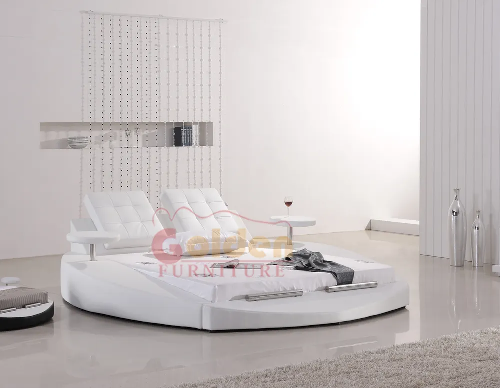 Dormitorio Premium Modern Ultimate Comfort Cama de lujo de madera Elegancia Hogar Hotel Apartamento Muebles Cama suave