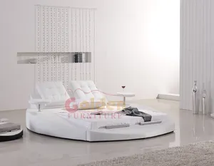 卧室高级现代终极舒适木质豪华床优雅家居酒店公寓家具软床