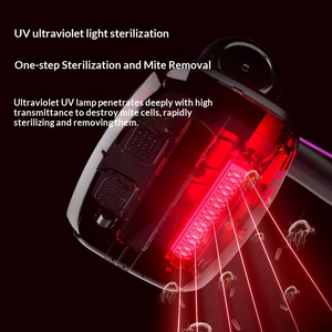 2026 Hot 10000Pa Mite Remover Handheld Professional UV-C Bed Vacuum Cleaner Cordless Mattress Cleaner for Sofa Pillows - Product Image 5