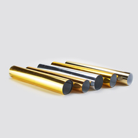 Precio de fabricación de C-Gold de alta calidad, paquete de hojas sugeridas, de PU Material, película de vinilo de transferencia de calor metálica, rollo de GS004-P