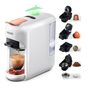 CAFELFFE MK-606 Machine à café expresso semi-automatique 5-en-1, pression de pompe 20 bars, prépare des boissons chaudes/froides, réservoir d'eau de 0,6 L, K-Cup/NES - Product Image 1
