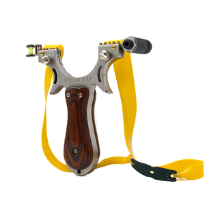 Nuova Fionda Professionale in Acciaio Inox e Legno per Caccia e Tiro all'Aperto - Product Image 1