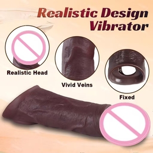 Dispositivo per il Potenziamento <span class=keywords><strong>Maschile</strong></span> con Controllo App, Guaina in Silicone Morbido per Pene, Ingrandimento del Pene, Riutilizzabile, 100% Impermeabile, <span class=keywords><strong>Vibratore</strong></span> Dildo - Product Image 3