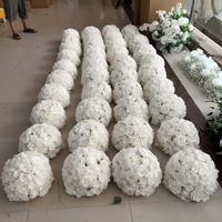 Nouvelles boules de roses artificielles de grande taille pour la décoration de tables de mariage, vitrines, halls d'exposition, présentoirs