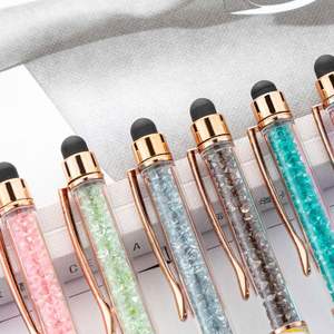 ปากกาลายหินอ่อนสุดเก๋ - ปากกาลูกลื่นโลหะแบบสัมผัสหน้าจอ ดีไซน์สร้างสรรค์ สำหรับนักเรียนและของขวัญ - Product Image 3