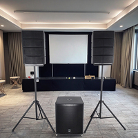 Haut-parleur actif pa 18 pouces Système de haut-parleurs puissant Dsp Subwoofer Line Array System Colonne Équipement de sonorisation 5 pouces