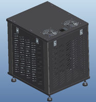 Châssis interne à dissipation thermique personnalisée, armoire de stockage centralisée pour décodeurs, installée à l'intérieur de l'armoire réseau principale