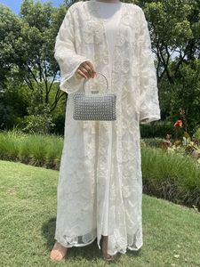 Elegante e Splendido Nuovo Cardigan da Donna Musulmana con Perline e Ricami in Rete, Accessorio Tradizionale per Abbigliamento Musulmano - Product Image 6