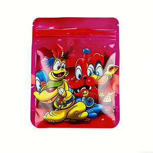 Bolsa de Embalaje de Alimentos Personalizada de 3.5 Gramos, Tipo Cadena, Esmerilada, a Prueba de Olores, con Cierre, de Película de Poliéster Duradera, con Cierre de Cremallera, de Colores - Product Image 3
