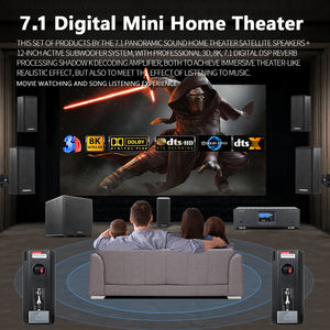 Sistema de Sonido de Cine en Casa Mini Satélite <span class=keywords><strong>7.1</strong></span> DTS con Amplificador de Decodificación Digital HD BT y Sistema de Altavoces Envolventes Combinados - Product Image 3