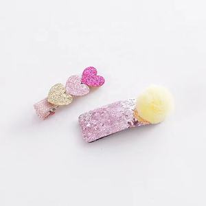 Nouvelles pinces à cheveux géométriques scintillantes pour filles et enfants, accessoires de cheveux pour fête, 2 pièces/ensemble - Product Image 4