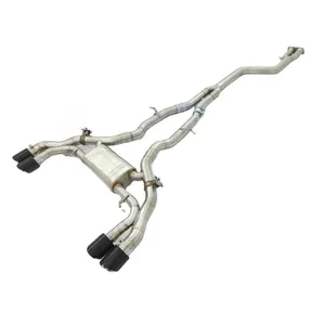 Tubo de Escape Intermedio para <span class=keywords><strong>BMW</strong></span> S58 X3M F97/X4M F98 3.0T 2018-2023, Tubo de Escape con Válvula y Silenciador - Product Image 1