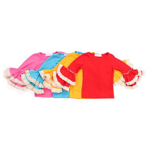 Pantalones para Niñas, Algodón Sólido, con Volantes, Leggings para Bebés, Ropa Infantil, Venta al Por Mayor - Product Image 6