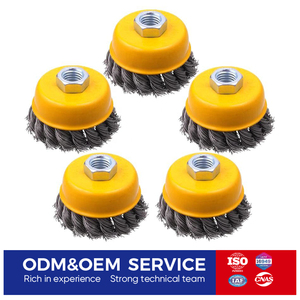 Ensemble de brosses industrielles robustes en fil <span class=keywords><strong>métallique</strong></span> <span class=keywords><strong>pour</strong></span> <span class=keywords><strong>meuleuse</strong></span> <span class=keywords><strong>d</strong></span>'<span class=keywords><strong>angle</strong></span>, <span class=keywords><strong>brosse</strong></span> spirale en fil <span class=keywords><strong>d</strong></span>'acier <span class=keywords><strong>pour</strong></span> le meulage et le polissage des métaux - Product Image 1