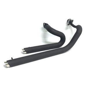 Per <span class=keywords><strong>Yamaha</strong></span> V Star <span class=keywords><strong>650</strong></span> <span class=keywords><strong>XVS</strong></span> 400 tubo di scarico completo marmitta nera - Product Image 1