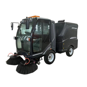 JDX2000 Ride On Electric Road Sweeper 1200L Dustbox 20Km H Full Enclosed Municipal Use - Product Image 4
