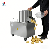 Fabrikant directe verkoop Nieuwe roestvrijstalen commerciële volautomatische aardappelschiller Industriële machines 220/380V