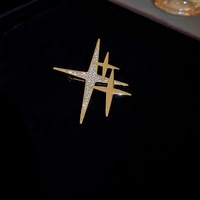Épinglette étoile personnalisée Broche de sécurité mignonne et tendance pour fixer les vêtements et éviter de glisser Accessoire de mode haut de gamme