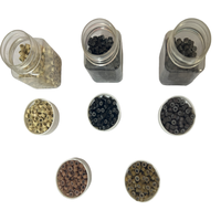 10000 pièces/sac Micro anneaux pour cheveux Accessoires pour cheveux pour I-Tip/ Nano/Micro anneaux/ Trame