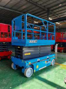 कॉम्पैक्ट प्लेटफॉर्म लिफ्ट रिट्रेटेबल लिफ्ट लिफ्ट उच्च वृद्धि कार्यों के लिए हाइड्रोलिक इलेक्ट्रिक स्व-चालित कैंची लिफ्ट - Product Image 6