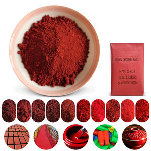 ผงเหล็กออกไซด์สีแดง110 130 190 E172สำหรับอิฐคอนกรีตเซรามิคซีเมนต์-เนื้อเรื่อง FE2O3 - Product Image 3