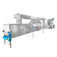 Extrudeuse flexible ligne de production de bonbons durs rayés prix usine machine automatique pour la fabrication de bonbons au caramel fondant